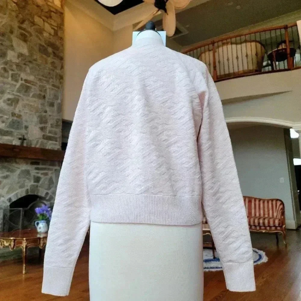 Hermes Pink Cardigan in 34 - Picture 3 of 6